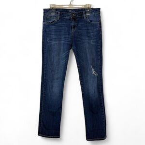 KUT From The Kloth Dark Wash Low Rise Straight Jeans Womens Size 8
